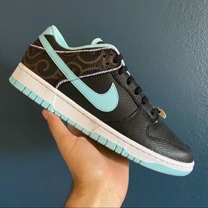 Nike Dunk Low Barber Shop Black Size M10